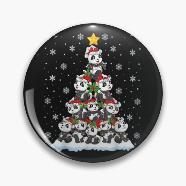 Item preview, Panda Lover Christmas Tree light snow designed and sold by ClamenTaon.