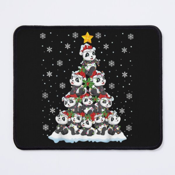 Item preview, Panda Lover Christmas Tree light snow designed and sold by ClamenTaon.