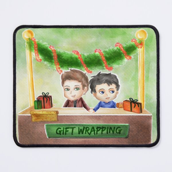 Item preview, Destiel Christmas Gift Wrapping designed and sold by M-O-E-M.