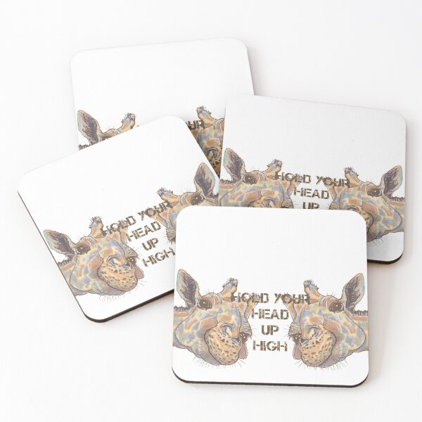 Item preview, Hold your head up high, Giraffe inspired, Wildlife wisdom, Africa wild designed and sold by DebbieJoyArt.