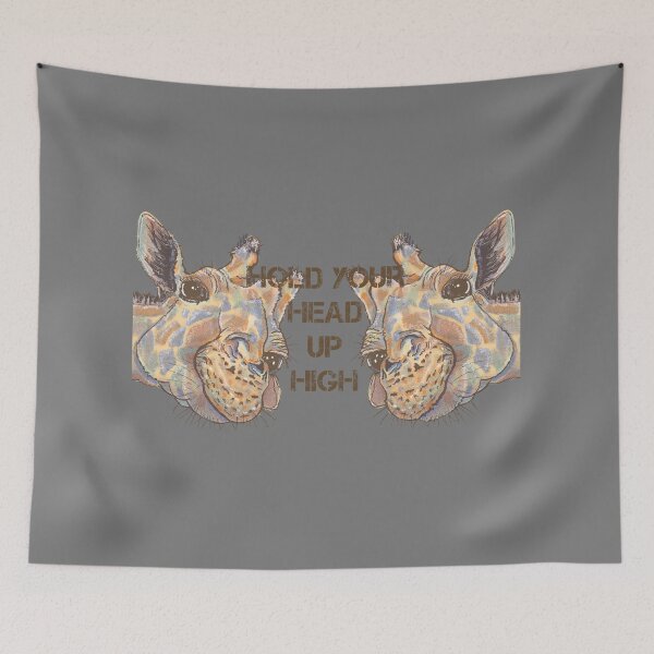 Item preview, Hold your head up high, Giraffe inspired, Wildlife wisdom, Africa wild designed and sold by DebbieJoyArt.
