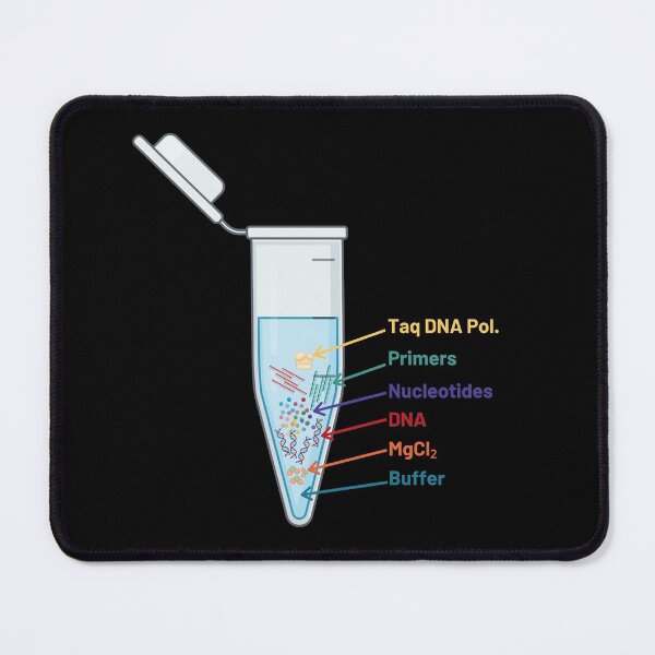 Item preview, The Perfect PCR Polymerase Chain Reaction Process Steps Chemicals Biology Science Pipette Tubes designed and sold by labstud.