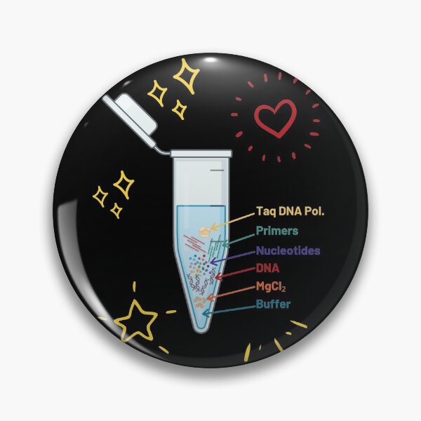 Item preview, The Perfect PCR Polymerase Chain Reaction Process Steps Chemicals Biology Science Pipette Tubes designed and sold by labstud.