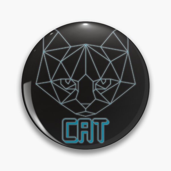 Item preview, geometric cat designed and sold by capotees.