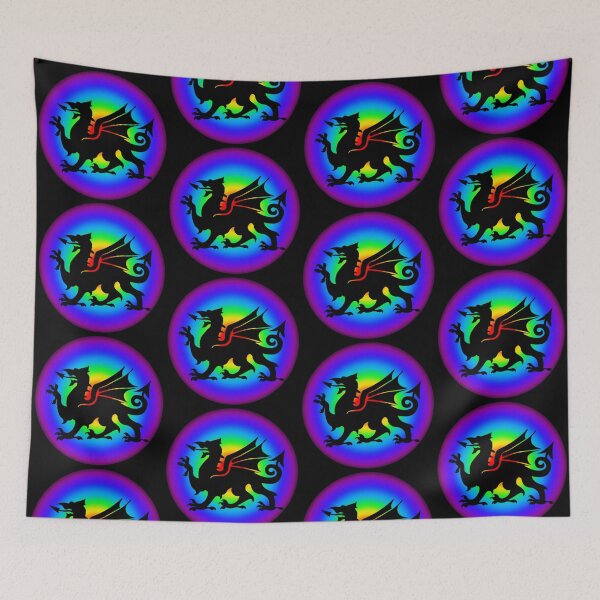 Item preview, Dragon Rainbow Silhouette  designed and sold by amanda150771.