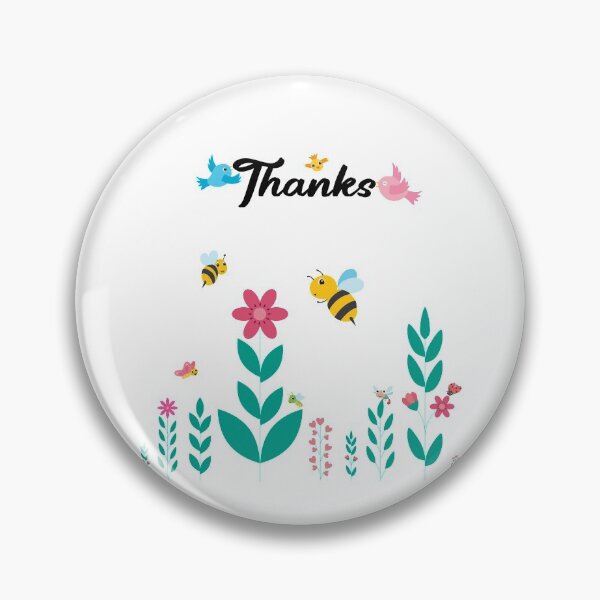 Item preview, Cute bee flowers and gift thanks you honey designed and sold by lakshithared.