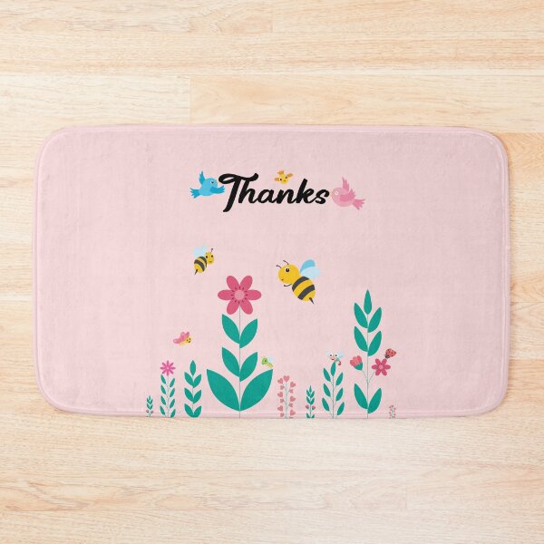 Item preview, Cute bee flowers and gift thanks you honey designed and sold by lakshithared.