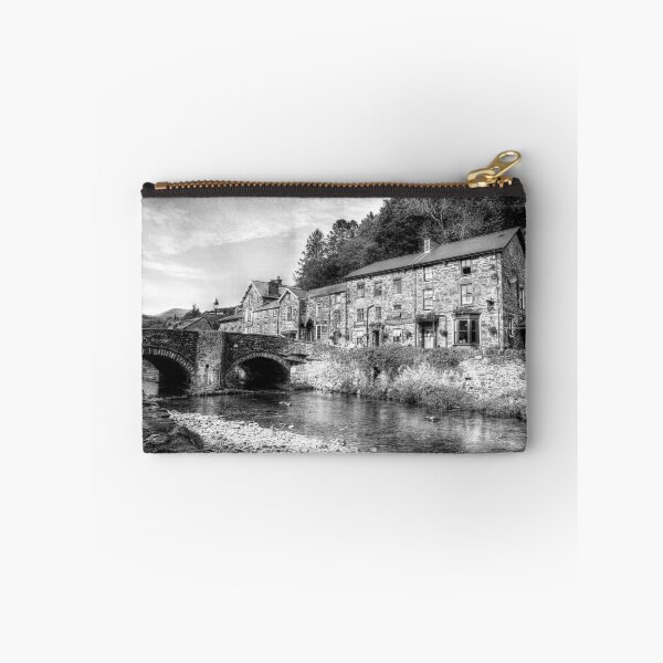 Item preview, Beddgelert Village, Snowdonia, Wales Black And White designed and sold by Paul Thompson Photography.
