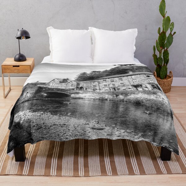 Item preview, Beddgelert Village, Snowdonia, Wales Black And White designed and sold by Paul Thompson Photography.