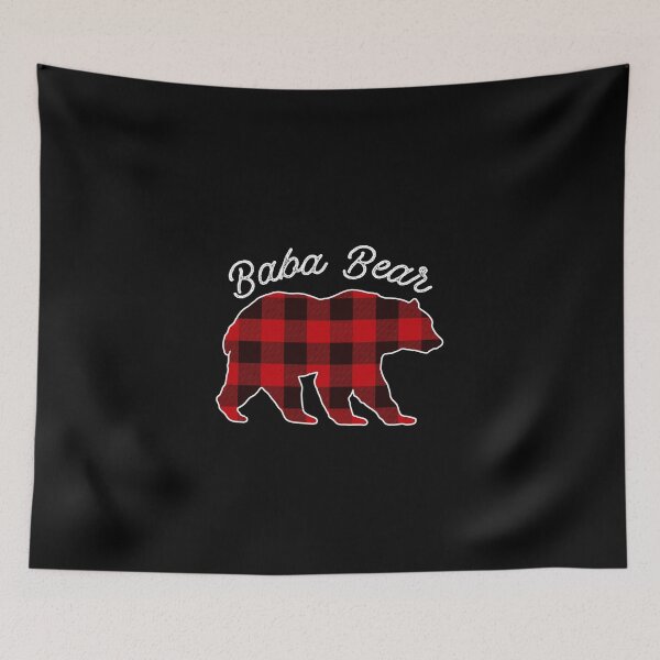 Item preview, Baba Bear - Red Plaid Christmas Pajama Family Gift designed and sold by DavisHasari.