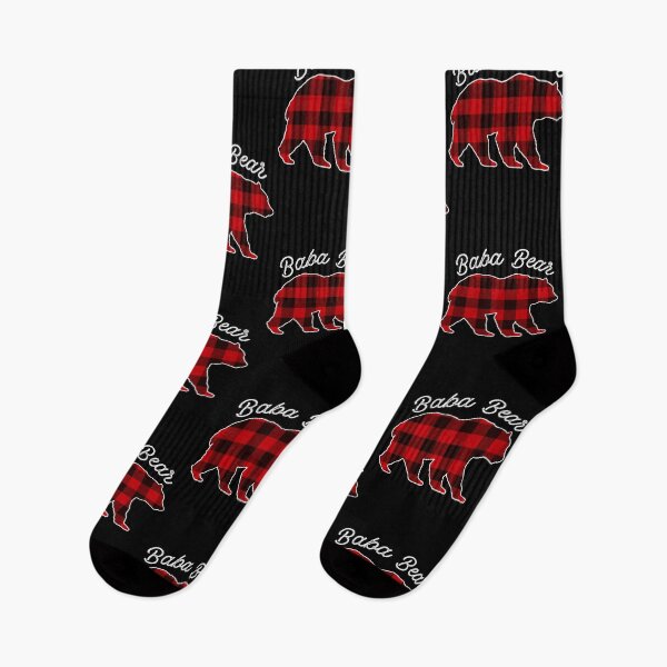 Item preview, Baba Bear - Red Plaid Christmas Pajama Family Gift designed and sold by DavisHasari.