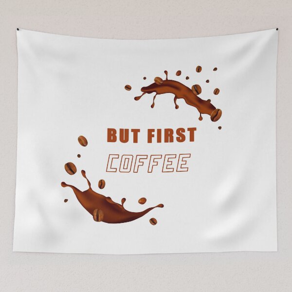 Item preview, But First Coffee : Funny Coffee sayings, Funny Coffee Quote, Caffeine Addiction  designed and sold by package11.