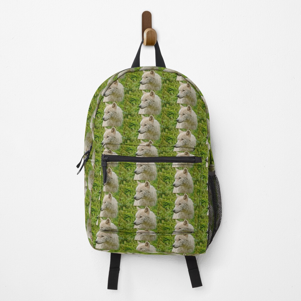Vista previa del artículo con la obra «Mochila», diseñado y vendido por WolvesOnly.