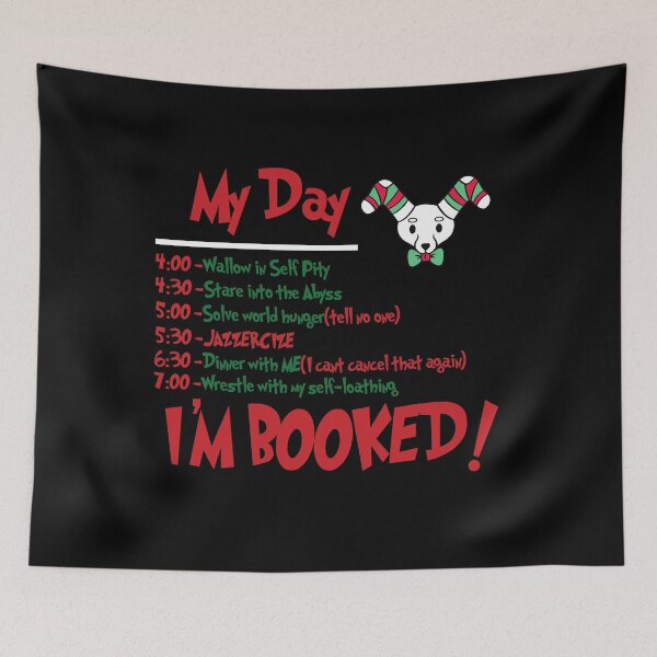 Item preview, Funny Christmas Xmas My Day I'm Booked designed and sold by Buzzbazaar.