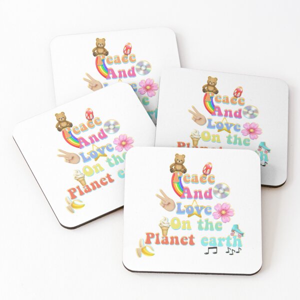 Item preview, peace and love on the planet earth designed and sold by freya kelly.