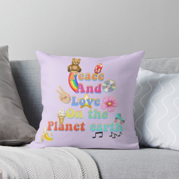 Item preview, peace and love on the planet earth designed and sold by freya kelly.