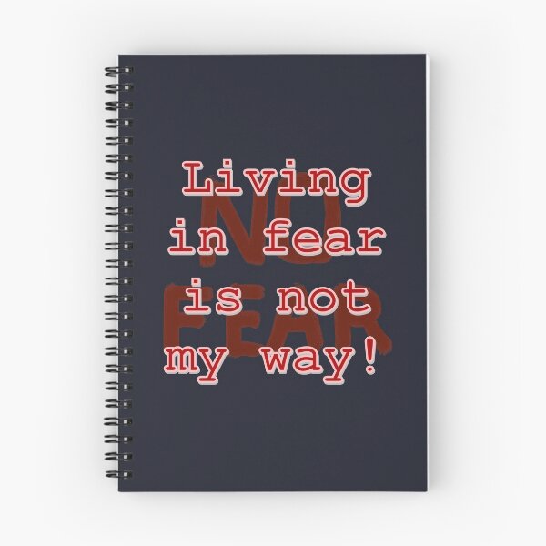Item preview, Living in fear is not my way! designed and sold by tuzlay.