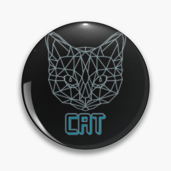 Item preview, geometric cat designed and sold by capotees.