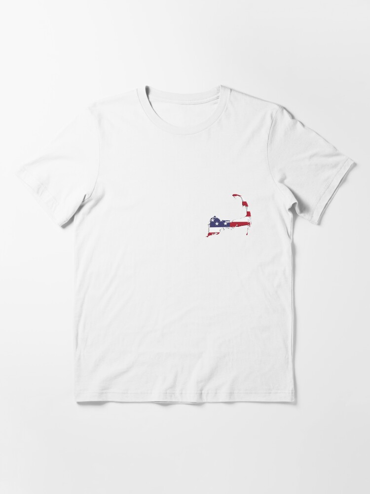 Cape Cod American Flag Cotton T-Shirt