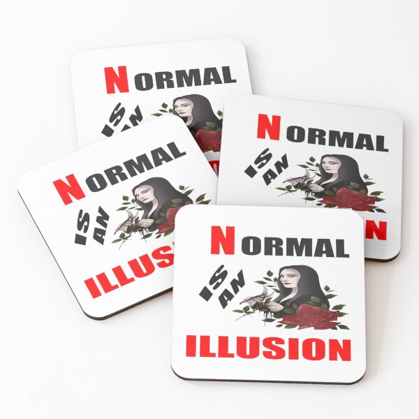 Item preview, Normal Is An Illusion   designed and sold by NorthWallDecor.
