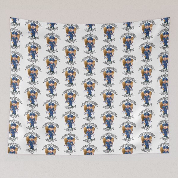 Item preview, Officer Jeffy - Funny SML Character   designed and sold by NorthWallDecor.