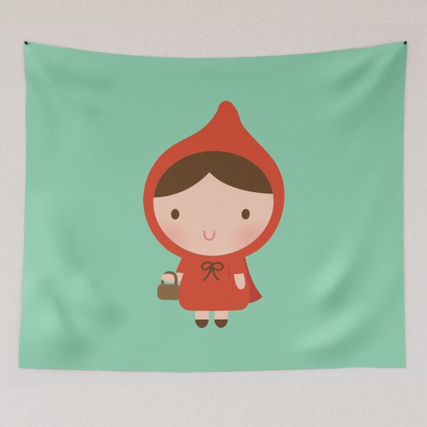 Item preview, Cute Little Red Riding Hood Girl designed and sold by rustydoodle.