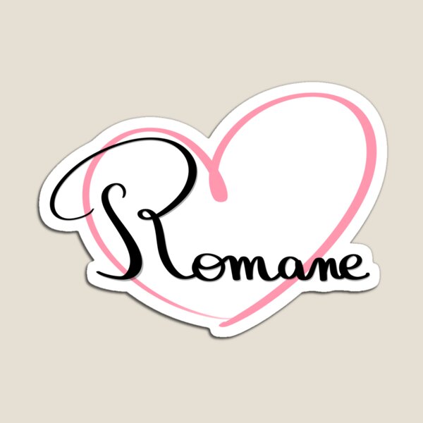 Item preview, Romane rosa Herz designed and sold by CreatiSabi.