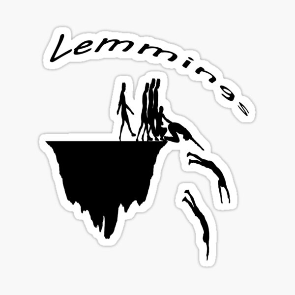 Lemmings Sticker
