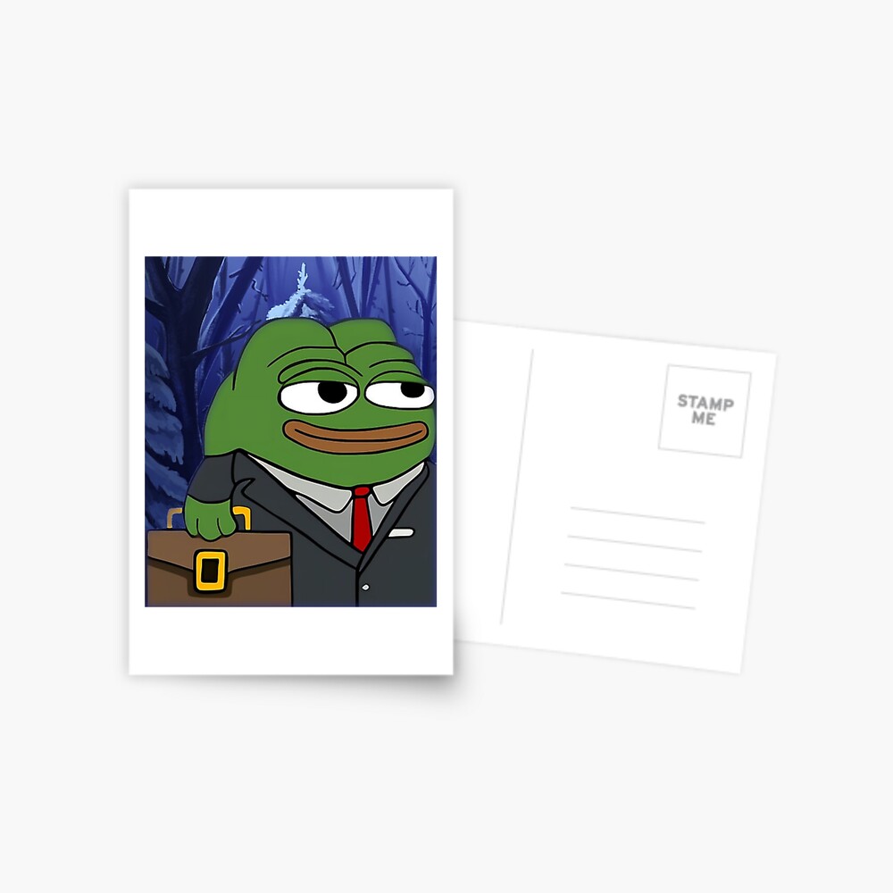 Pepega -Twitch Emote Postcard for Sale by renukabrc