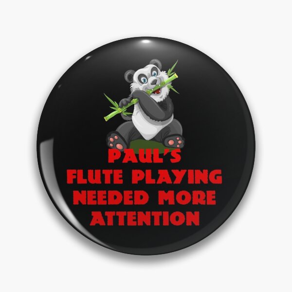 Item preview, Paul's flute playing needed more attention designed and sold by Areashor.
