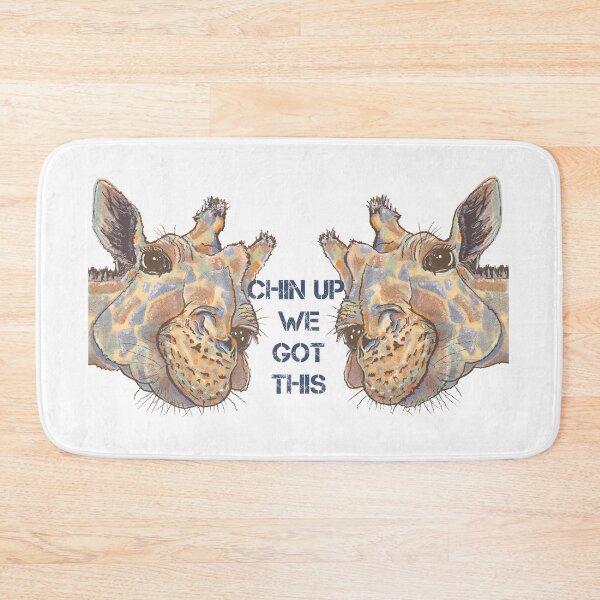 Item preview, Chin up. We got this, Giraffe inspired, Wildlife wisdom, Africa wild designed and sold by DebbieJoyArt.