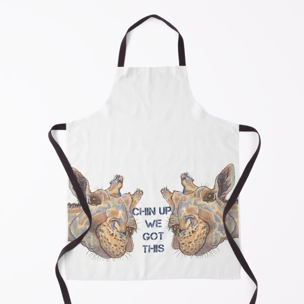 Item preview, Chin up. We got this, Giraffe inspired, Wildlife wisdom, Africa wild designed and sold by DebbieJoyArt.