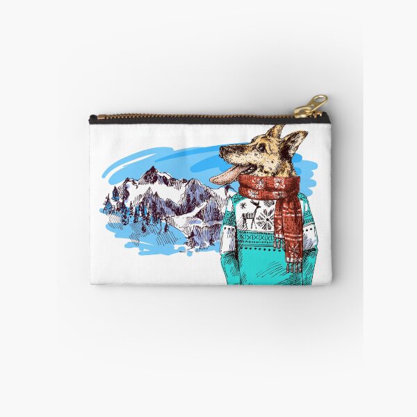 Item preview, The dog mountain and snow pull colors christmas designed and sold by yassineddy.