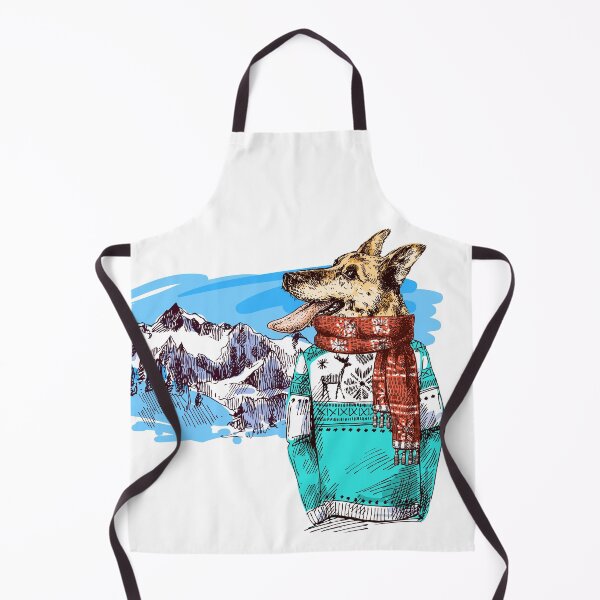Item preview, The dog mountain and snow pull colors christmas designed and sold by yassineddy.