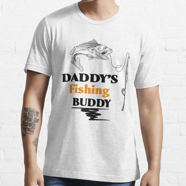 Mens Fishing Dad Fishing Buddy Father Son Fishing T-Shirt