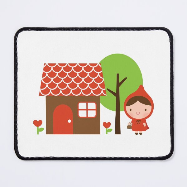 Item preview, Cute Little Red Riding Hood And Cottage House designed and sold by rustydoodle.