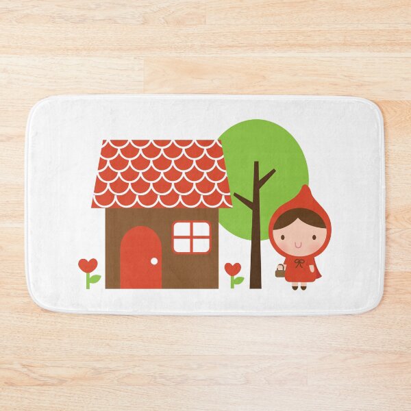 Item preview, Cute Little Red Riding Hood And Cottage House designed and sold by rustydoodle.