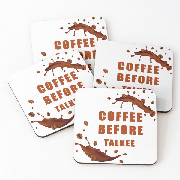 Item preview, Coffee Before Talkee : Funny Coffee sayings designed and sold by package11.