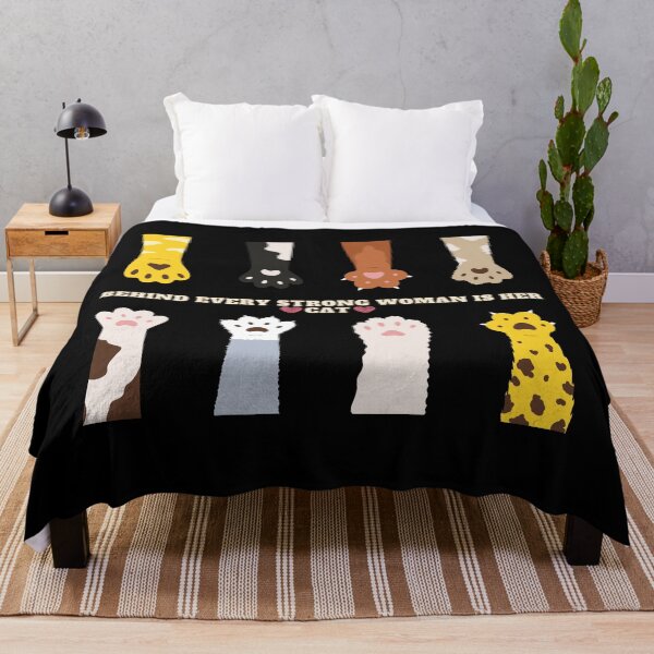 Item preview, Behind Every Strong Woman Is Her Cat designed and sold by Zyphrost ★★★★★ (✔).