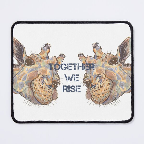Item preview, Together we rise. Giraffe inspired, Wildlife wisdom, Africa wild designed and sold by DebbieJoyArt.