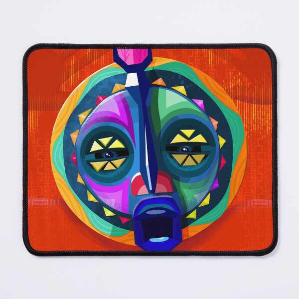 Item preview, Mask Design Print designed and sold by Art Without Curves.