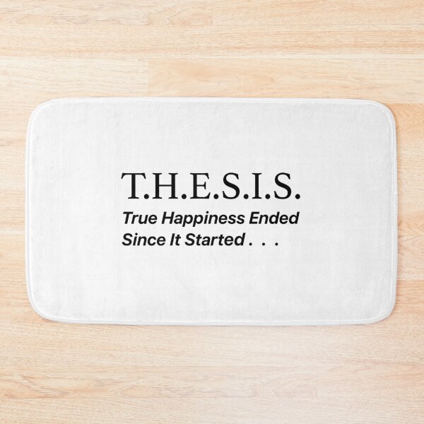 Item preview, THESIS True Happiness Ended Since It Started designed and sold by labstud.