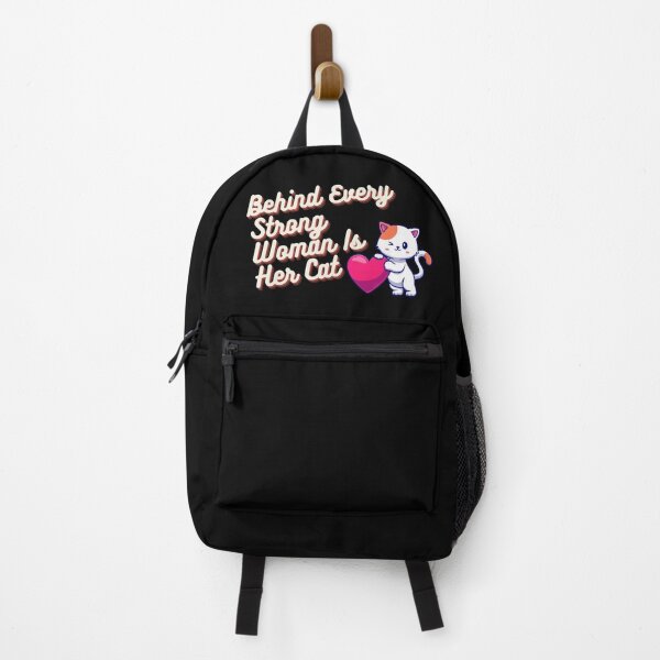 Item preview, Behind Every Strong Woman Is Her Cat designed and sold by Zyphrost ★★★★★ (✔).