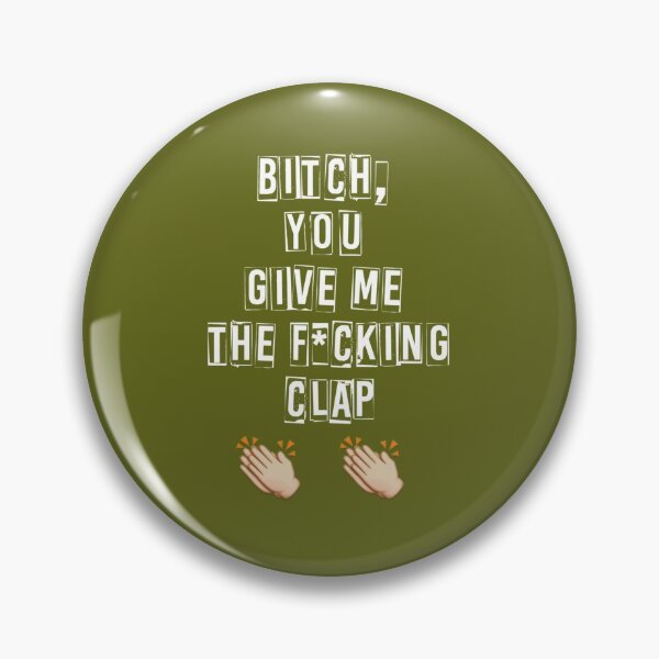 Item preview, fcking clap -  FIR – white   designed and sold by Jaalawelch.
