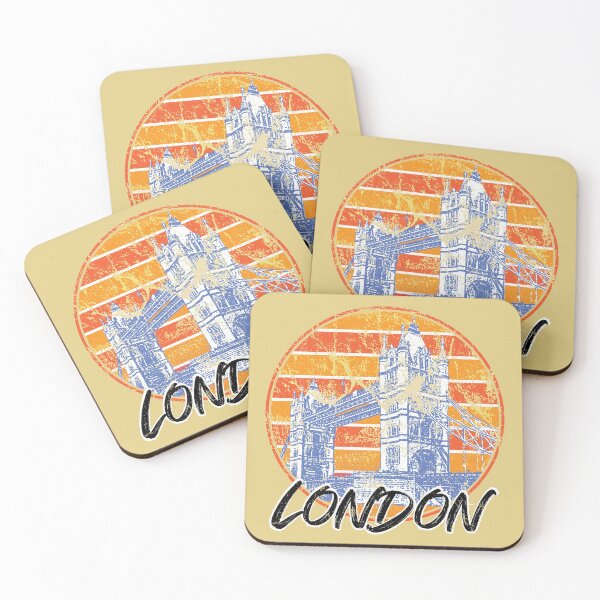 Item preview, London - Tower bridge - retro UK designed and sold by nerdy-northern.