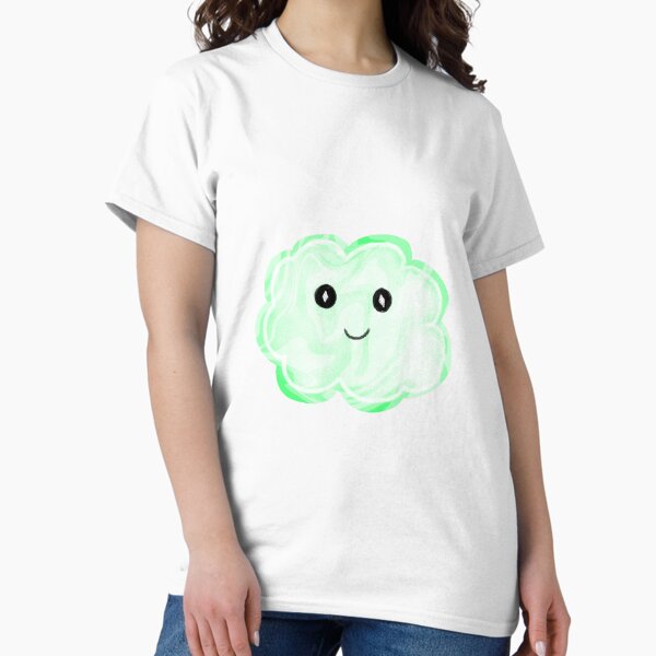 Mint green marbled cloud Classic T-Shirt
