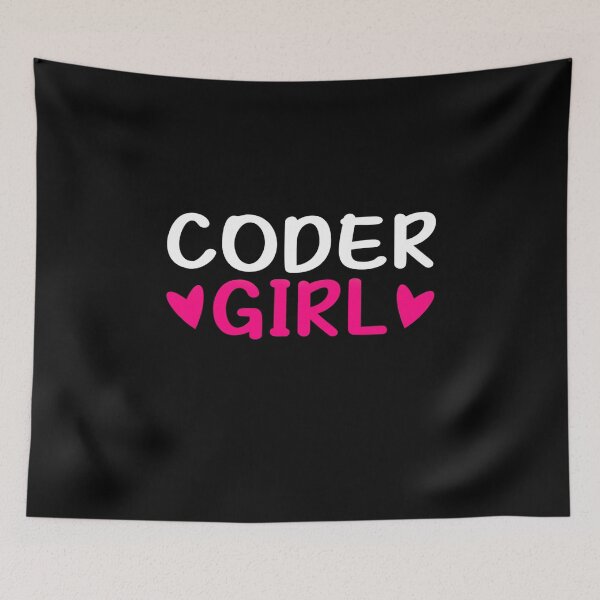 Item preview, Funny Works Coder Girl, Coding Software Computer Programming designed and sold by LKTankdesign.