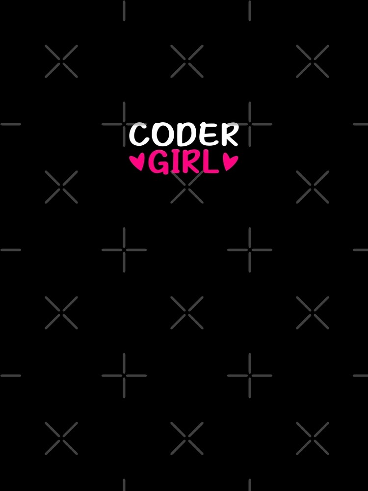 Thumbnail 5 of 5, A-Line Dress, Funny Works Coder Girl, Coding Software Computer Programming designed and sold by LKTankdesign.