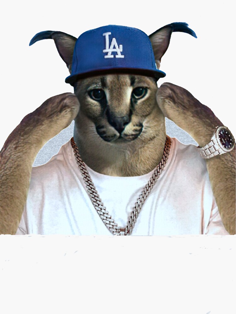Funny Big Floppa Cat Meme Rapper Gifts Mug | Poster