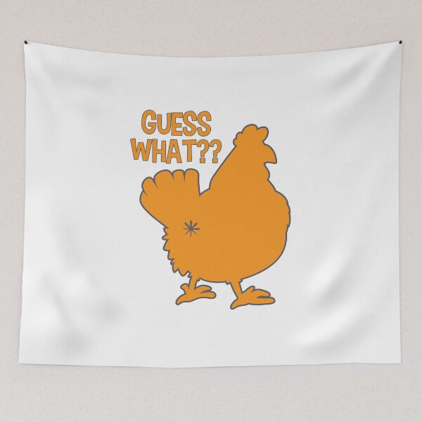 Item preview, Guess What Chicken Butt designed and sold by RaybenMedia.